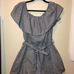 Gingham Romper